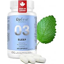 Refine Naturals Herbal Sleep Supplements without Melatonin | 100
